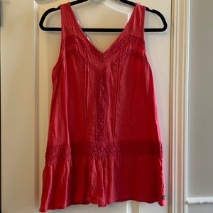 Matilda Jane medium coral tank top